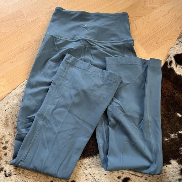 LULULEMON Groove Super High Rise Flared Pant in Utility Blue Size 2 - Picture 5 of 6